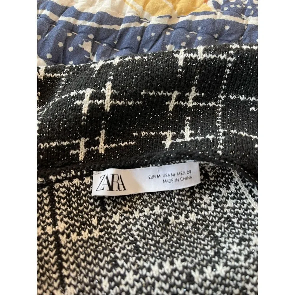 Zara bejeweled metallic jacket size medium